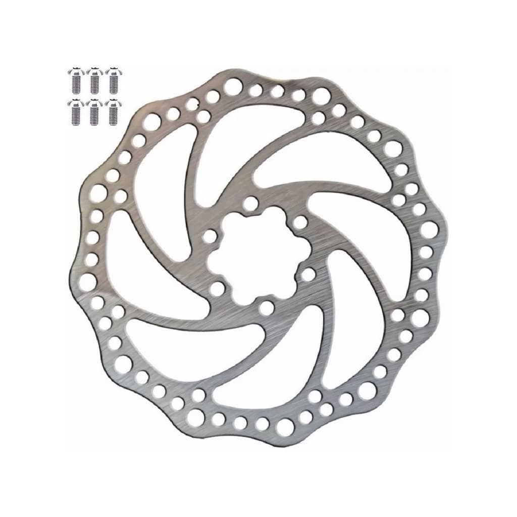 Disco Freio Rotor Inox Para Bicicletas 6 Furos  Parafusos 160mm
