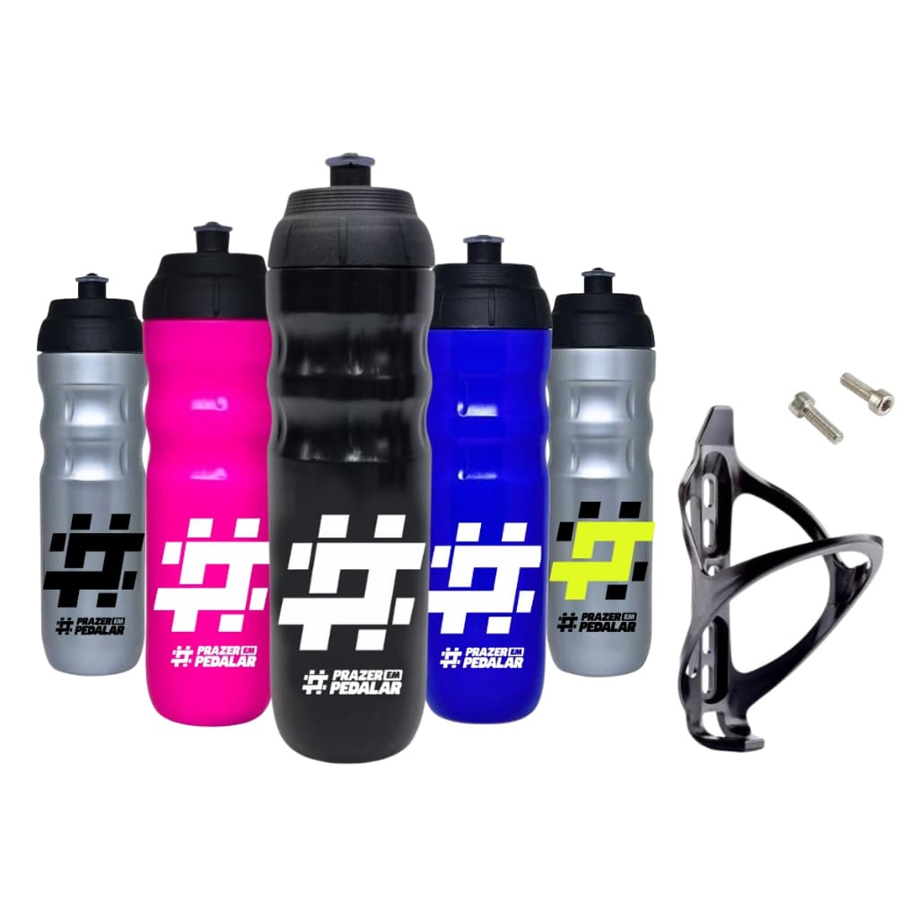 Garrafa Caramanhola Térmica  Bike C/ Suporte e Parafusos
