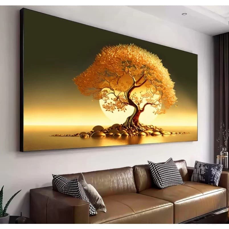 Quadro decorativo grande luxo árvore da Vida