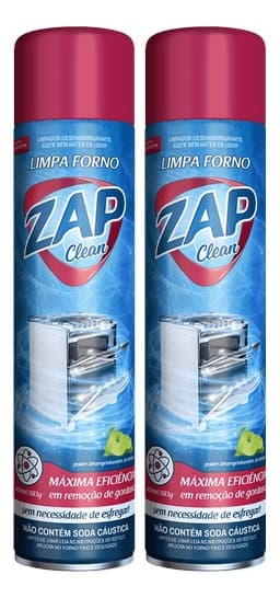 Kit C/ 2un Limpa Forno Zap Clean 400ml