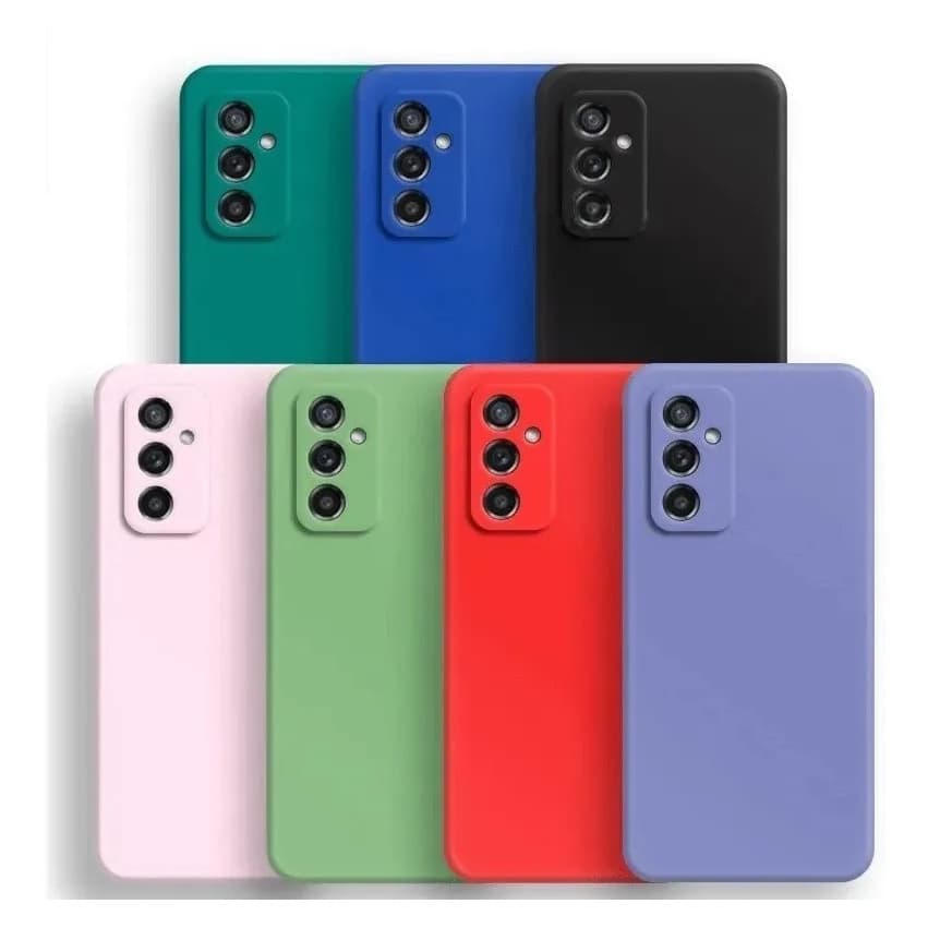 Capa Capinha Aveludada para Samsung Galaxy M52 5G Várias Cores com Proteção Câmera