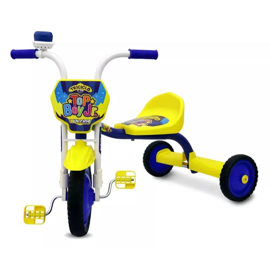 Triciclo Menino Pro Tork Ultra Bike Amarelo E Azul
