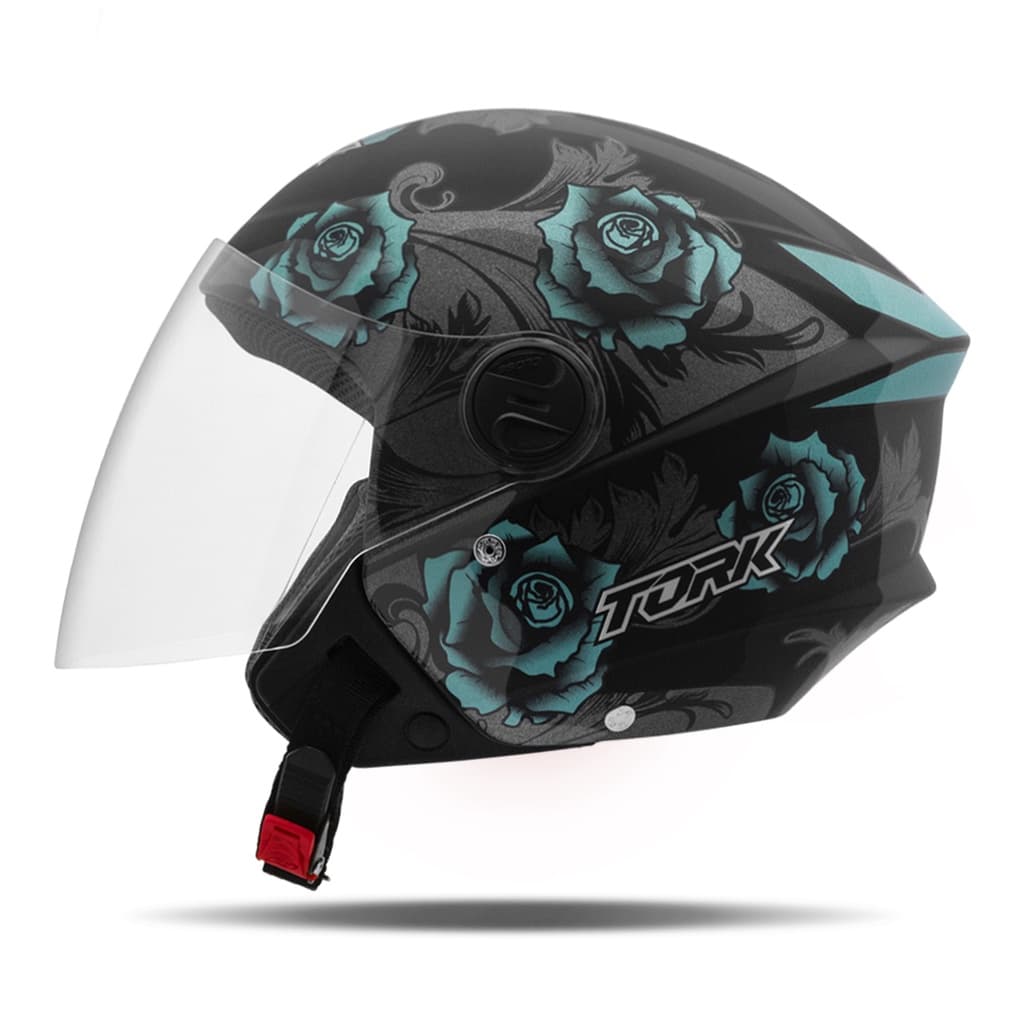 Capacete Aberto New Liberty Three 3 Flowers Elite Pro Tork Masculino Feminino Promoção Lançamento