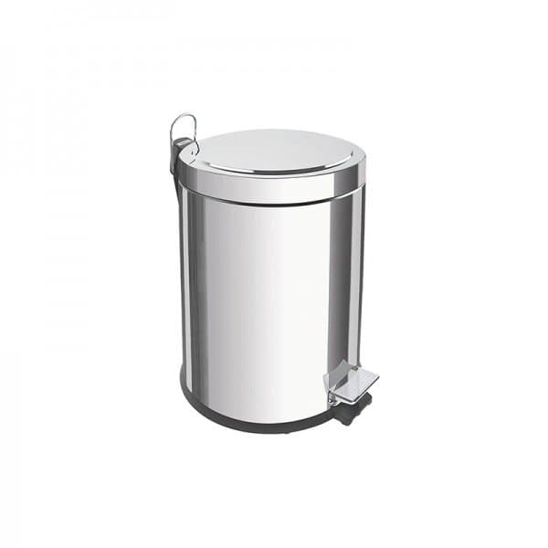 Lixeira Tramontina Brasil com Pedal 3L Redonda Inox