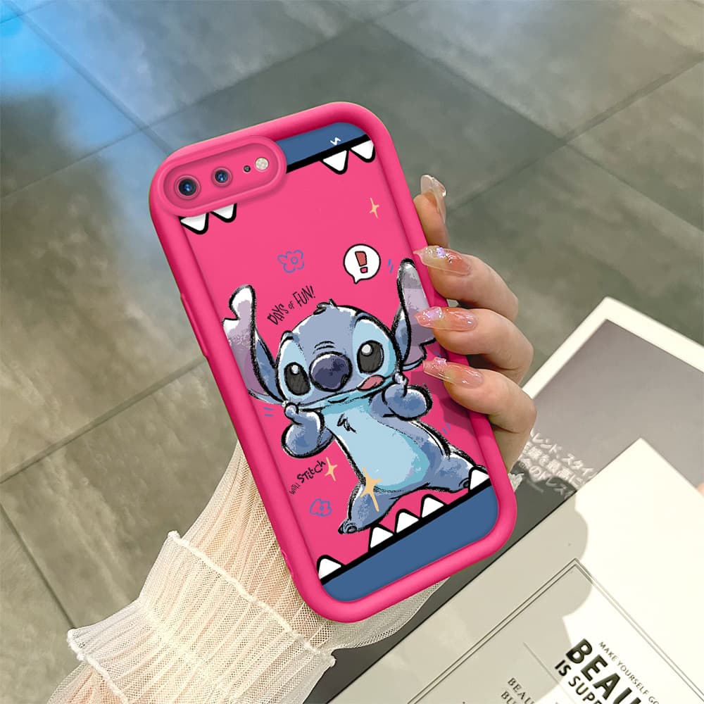 Capinha iPhone 7 8 Plus Capa Case Para De Celular Padrão de desenho Animado bonito 0027