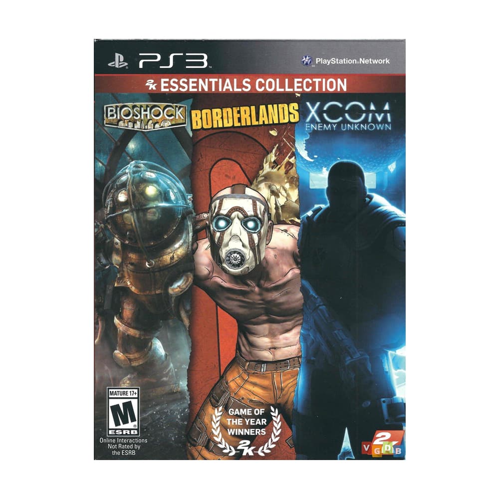 2k Essentials Collection Bioshock - Borderlands - Xcom Enemy Unknown - Ps3