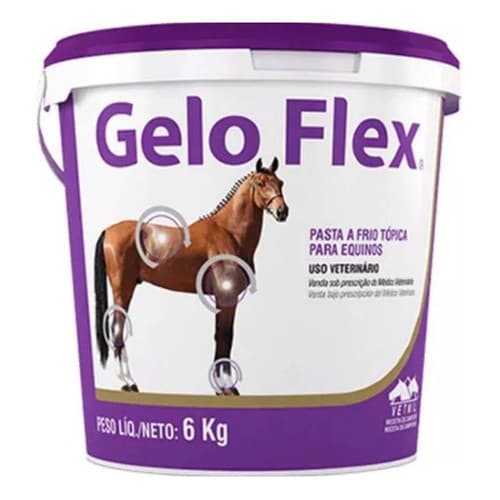 Vetnil Gelo Flex - Relaxante Muscular - Balde 6Kg