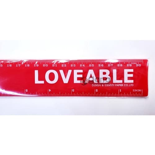 Régua De Plástico 30cm Papier - 1 Unidade