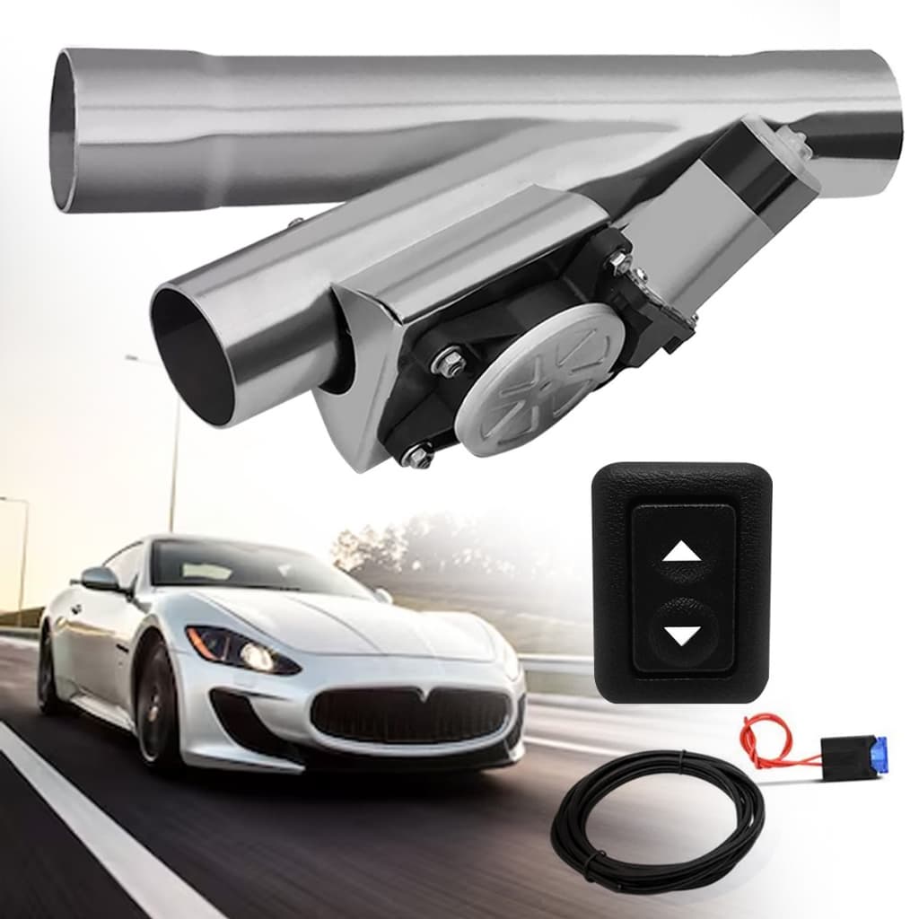 Difusor De Escapamento Universal Inox Cromado Botão Ronco Esportivo Performance Automotiva