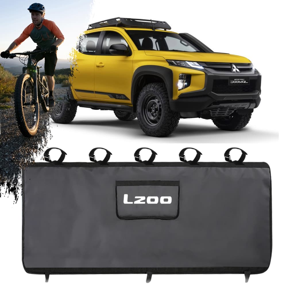 Transbike Mitsubishi L200 Caminhonete Protetor Específico Truk Pady Bike Pro Preto