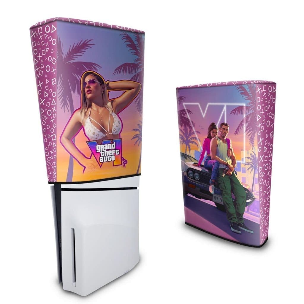 Capa Anti Poeira PS5 SLIM vertical - Varios Modelos