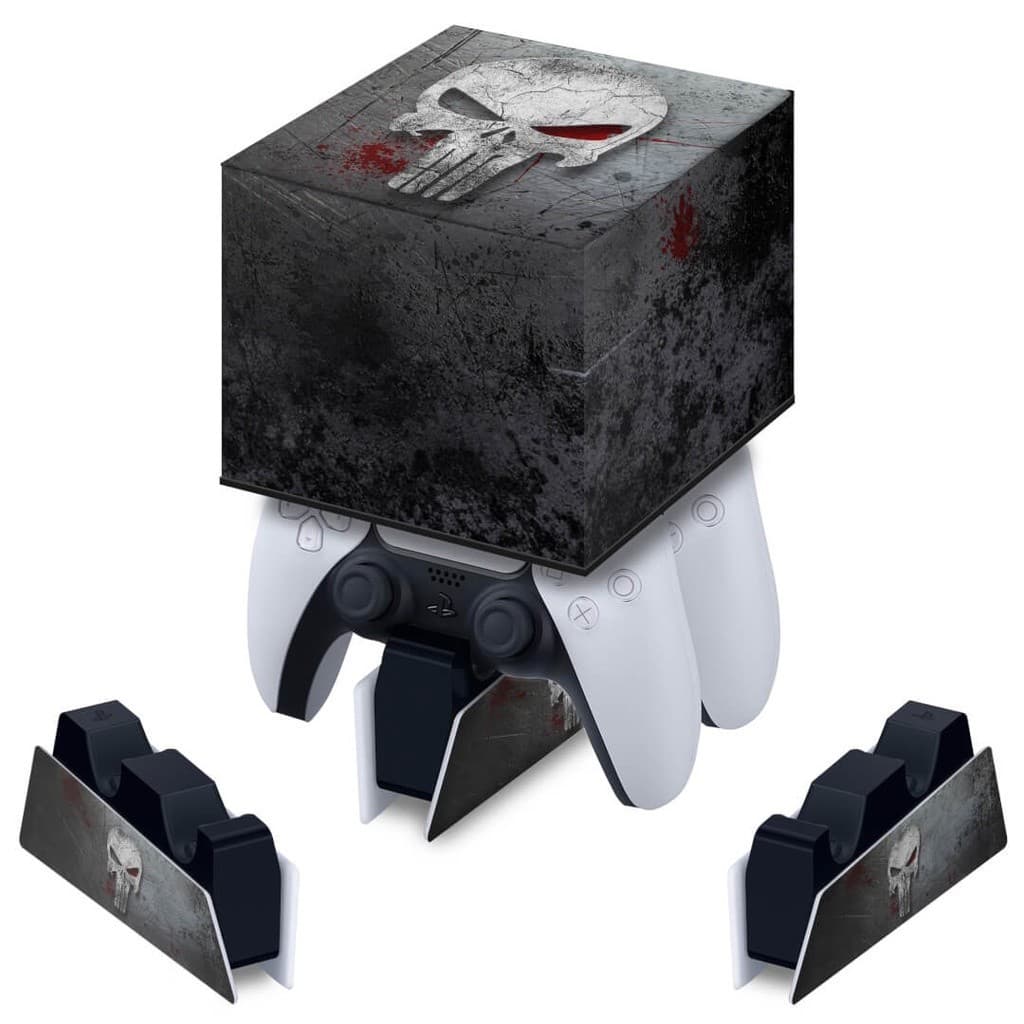 Capa para Base de Carregamento PS5 Controle - The Punisher Justiceiro