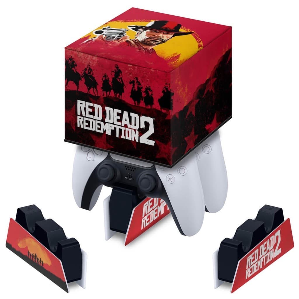 Capa para Base de Carregamento PS5 Controle - Red Dead Redemption 2