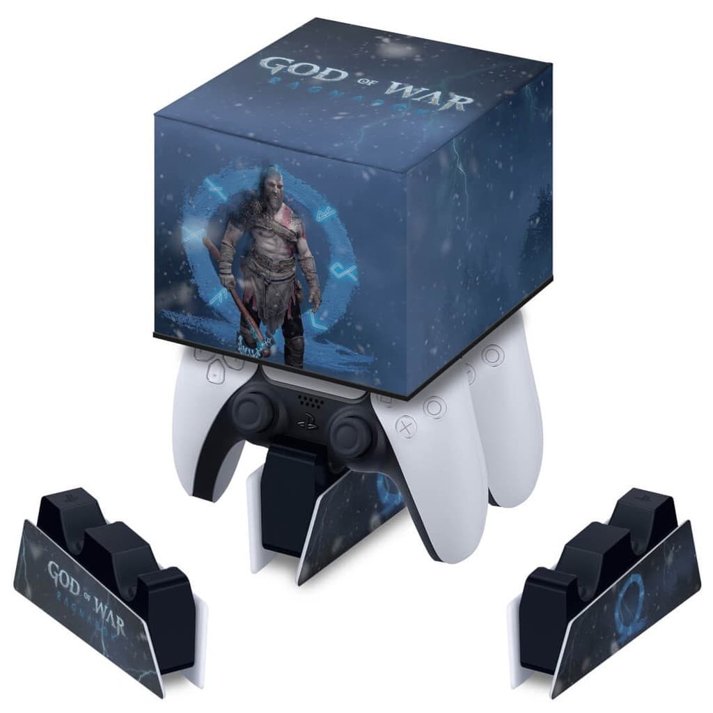 Capa para Base de Carregamento PS5 Controle - God of War Ragnarok B