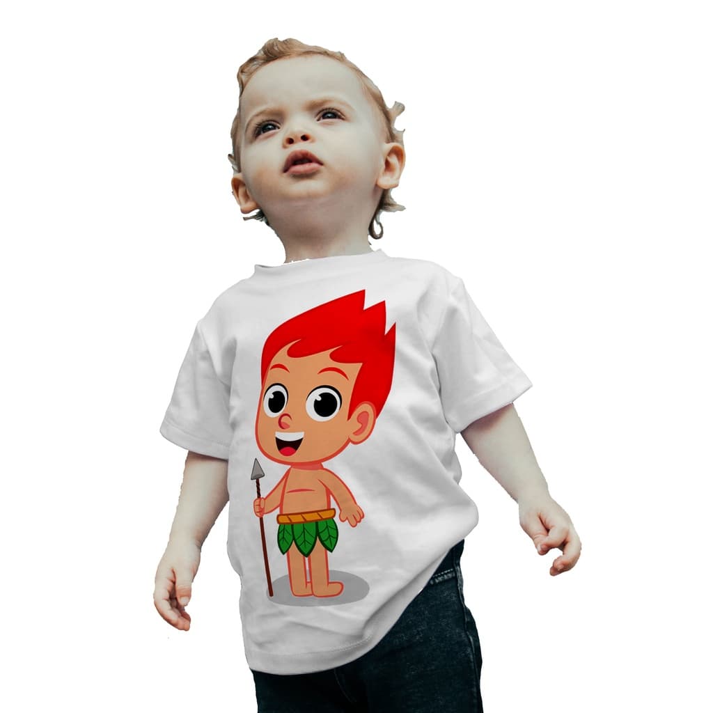 Camiseta Infantil Curupira Turma Folclore Brasileiro Lenda