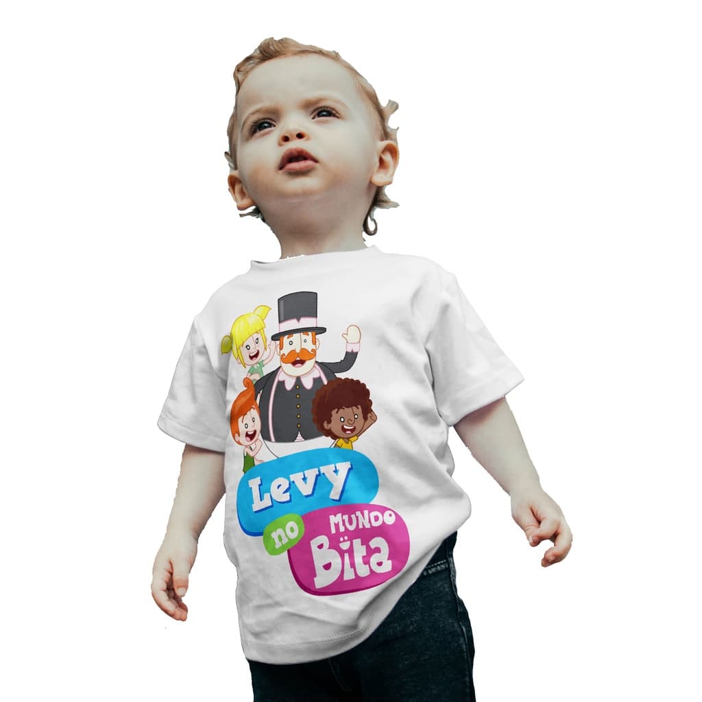Camisa Camiseta Infantil Mundo Bita C/ Nome Festa Personaliz