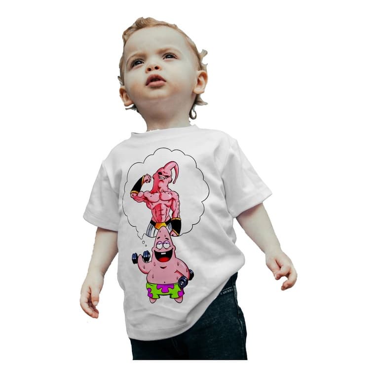 Camiseta Camisa Patrick Estrela Maromba Unissex Buu