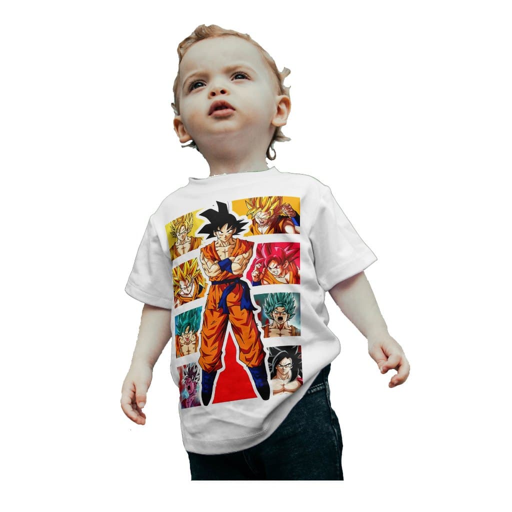 Camiseta Goku Dragon Ball Desenhos Herois Blusa camisa