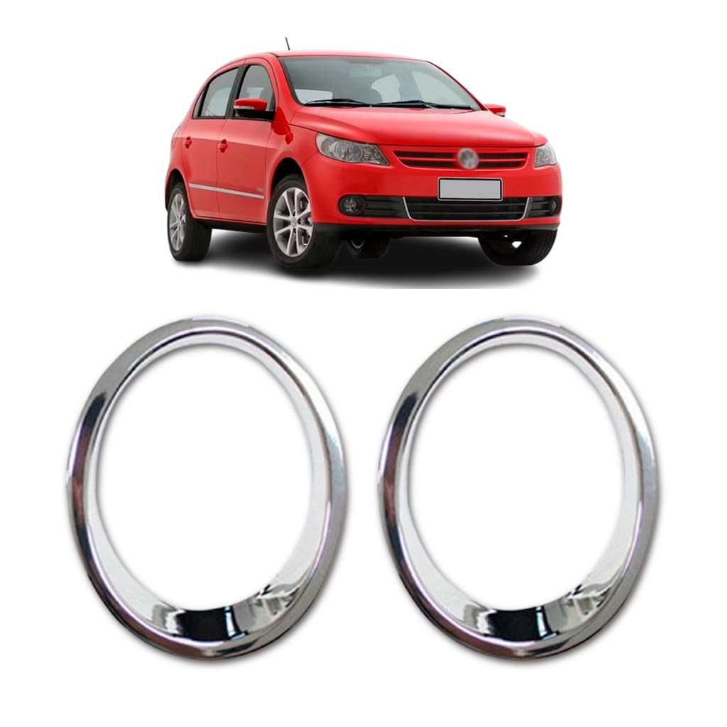 Molduras para Farol Auxiliar Gol G5 /Saveiro G5 / Voyage G5 2005 a 2013 - 2 unidades