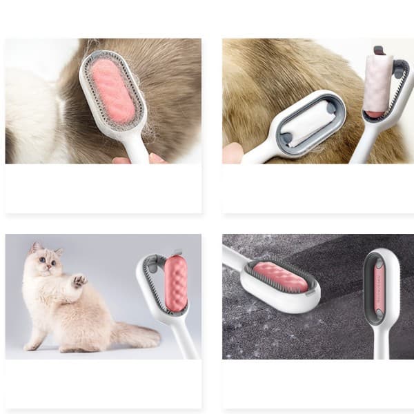 7 Peças Aparador De Silicone ReutilizáVel Para CãEs E Gatos, Aparador De Escova Multifuncional Para Animais De EstimaçãO