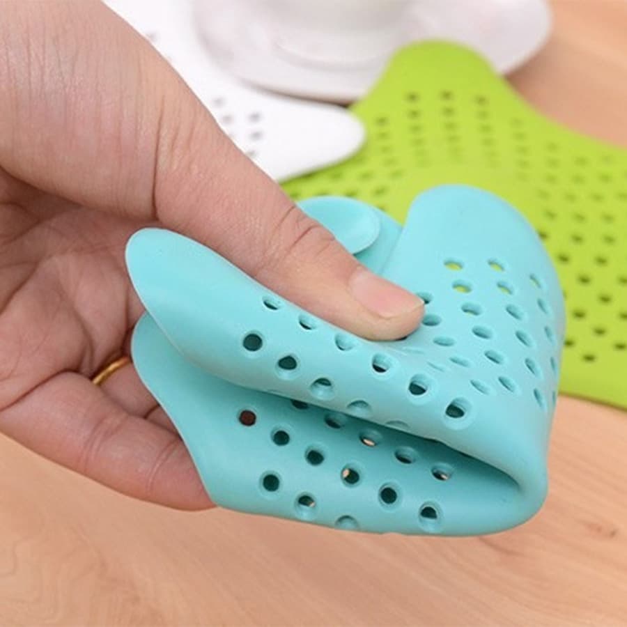 Tampa Silicone Ralo Pia Cozinha Banheiro Estrela 14Cm
