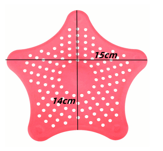 9  Unidades Tampa Silicone Ralo Pia Cozinha Banheiro Estrela 14Cm