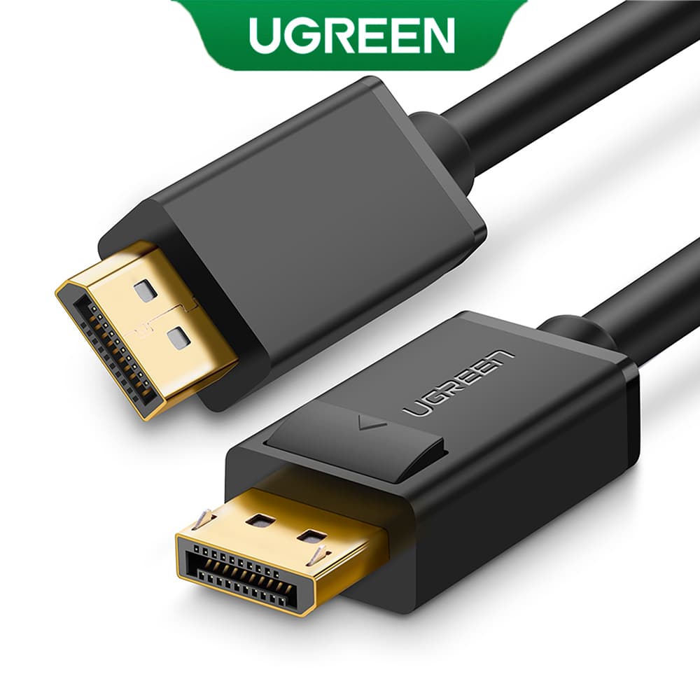 Ugreen Cabo Displayport 4k/60hz Macho/Macho 2Metros Preto