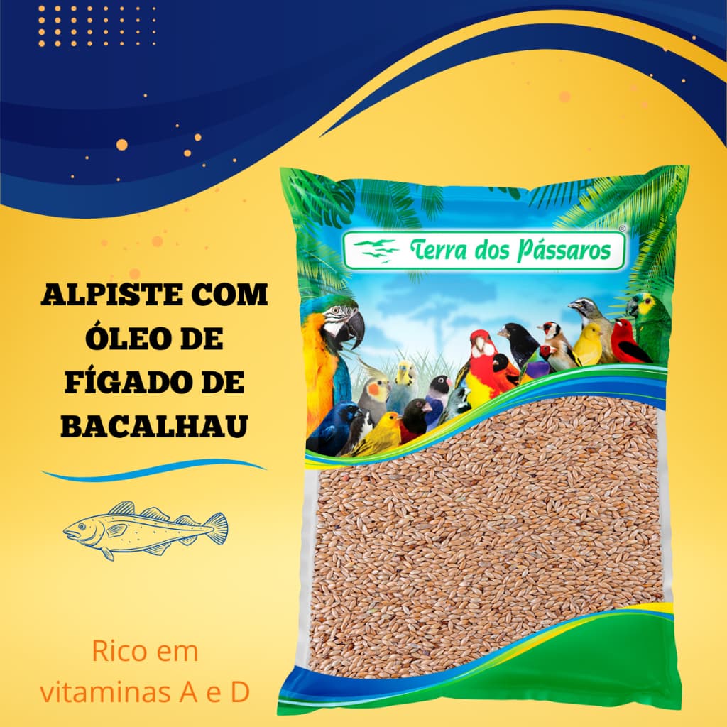 Alpiste com Óleo de Fígado de Bacalhau - 500g