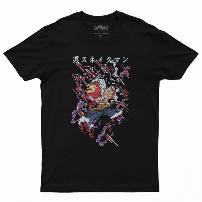 Camiseta camisa algodão unissex anime One Piece Luffy 3