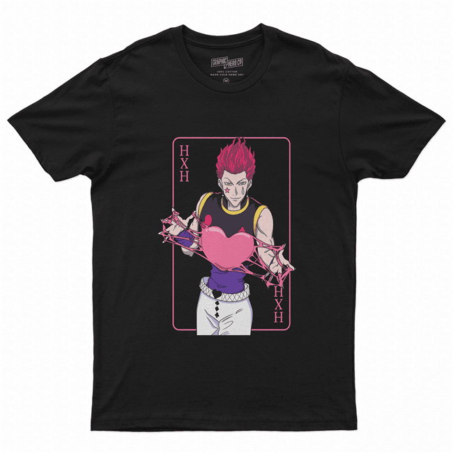 Camiseta Camisa Algodão unissex anime Hunter x Hunter Hisoka