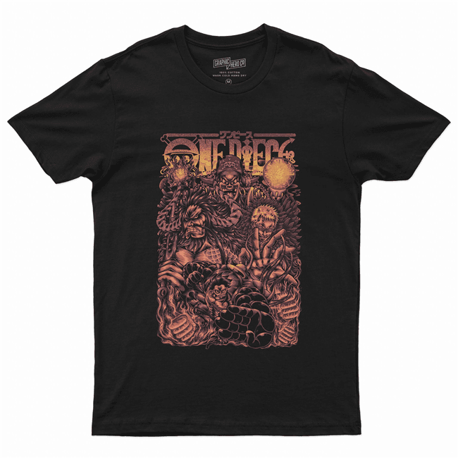 Camiseta Camisa Algodão unissex anime One Piece 1