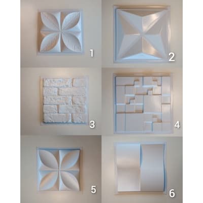 Compre 1 Leve 2 Moldes 3d Formas P/ Gesso Decorativo 3d