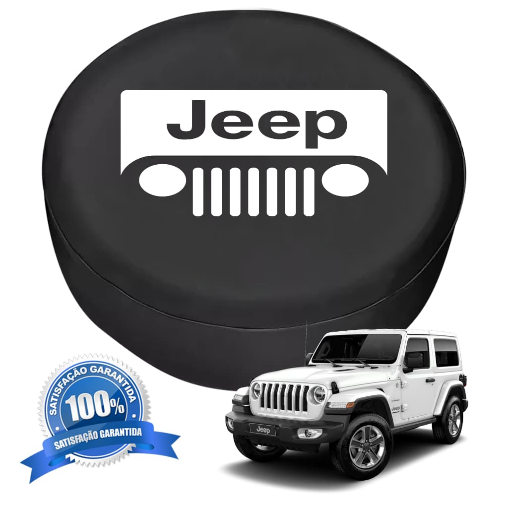 CAPA DE ESTEPE JEEP WRANGLER PARA TODOS OS AROS 14/15/16/17 DIVERSOS MODELOS