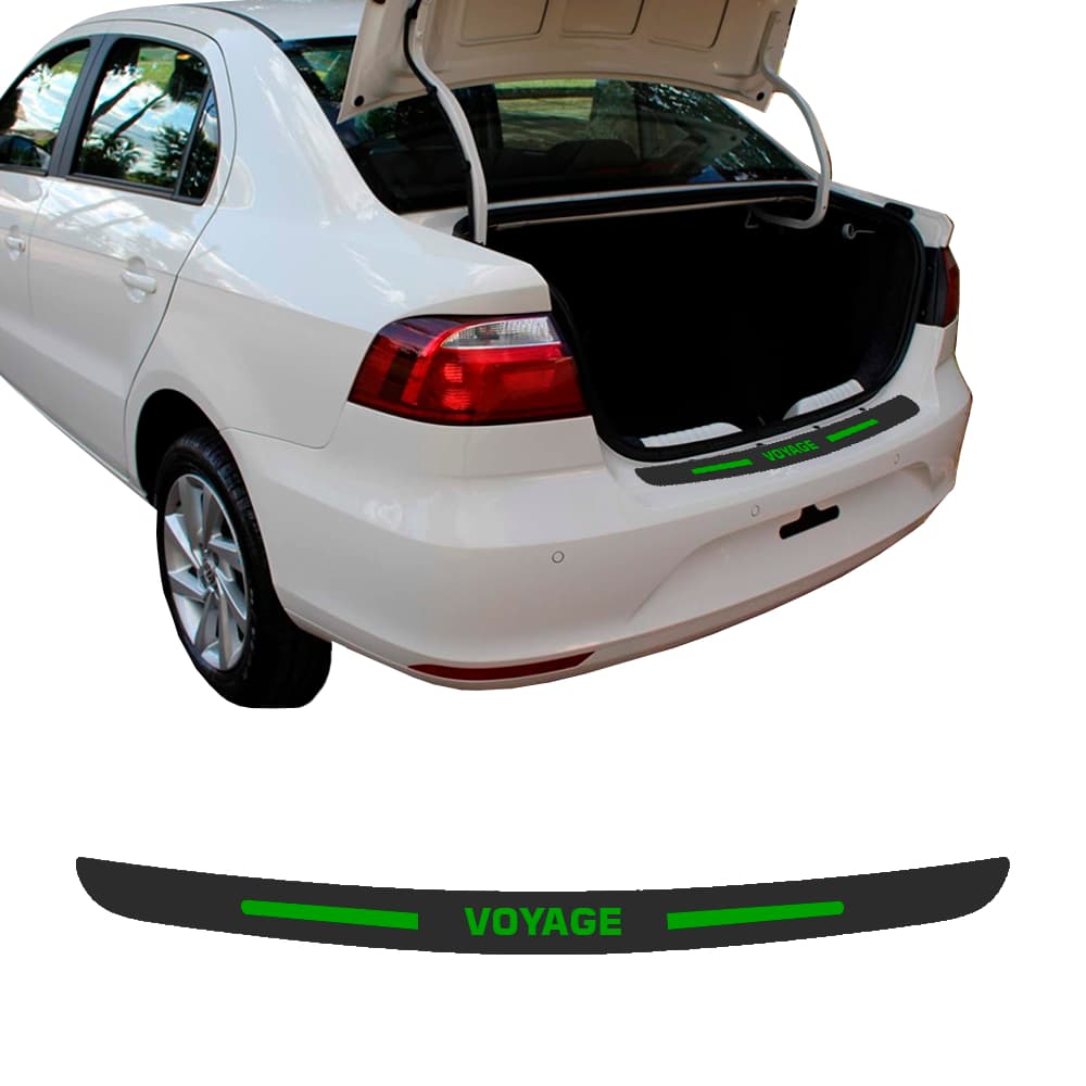 SOLEIRA DE PORTA MALA PARA CARRO ADESIVO VOLKSWAGEN VOYAGE PERSONALIZADO