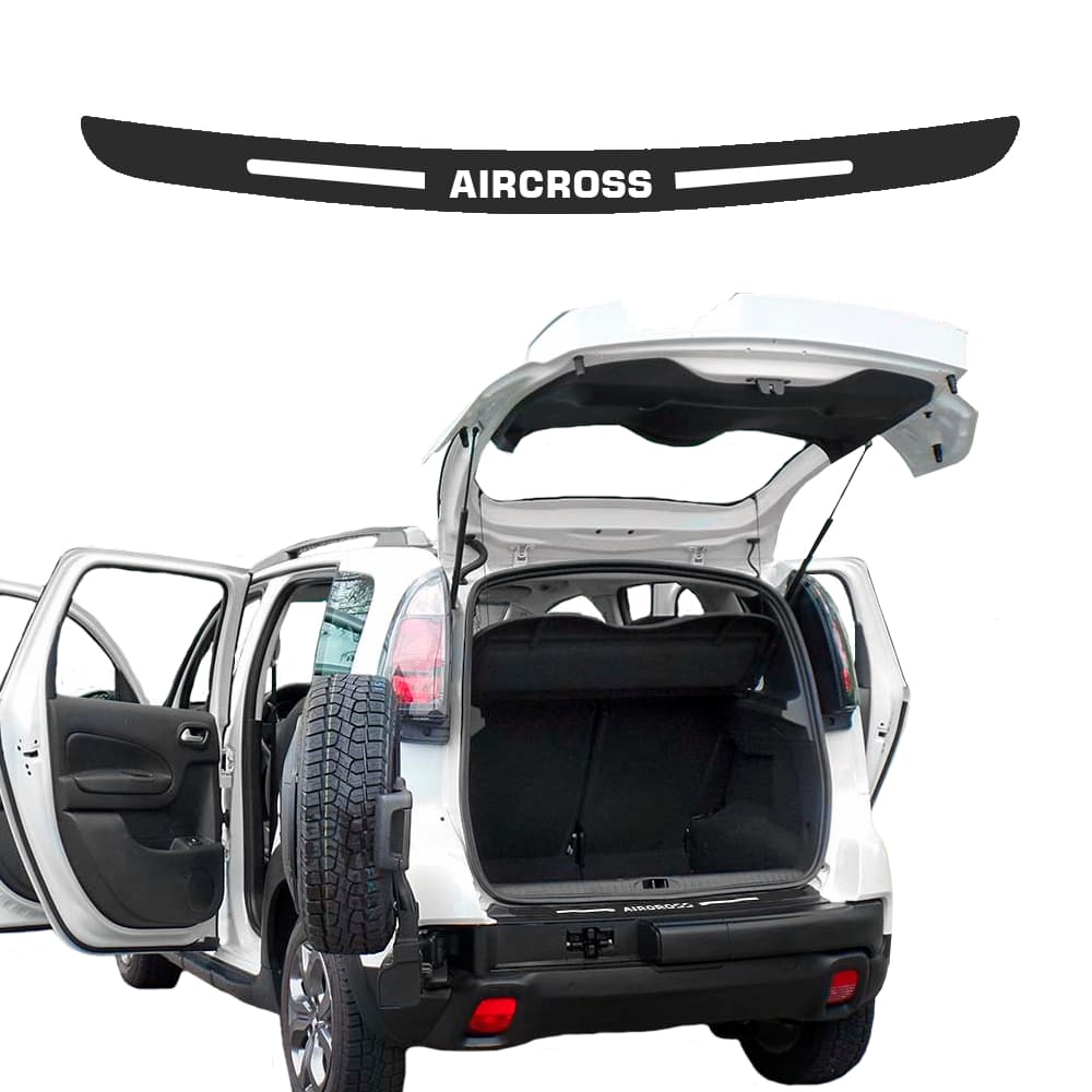 SOLEIRA DE PORTA MALA PARA CARRO ADESIVO CITROEN AIRCROSS PERSONALIZADO