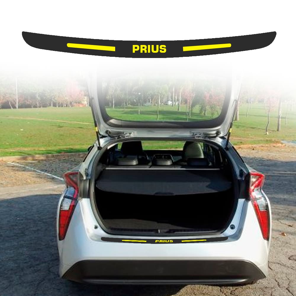 SOLEIRA DE PORTA MALA PARA CARRO ADESIVO TOYOTA PRIUS PERSONALIZADO