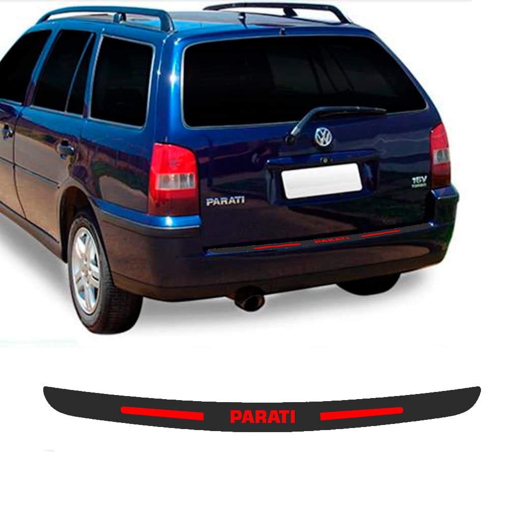 SOLEIRA DE PORTA MALA PARA CARRO ADESIVO CHEVROLET PARATI PERSONALIZADO