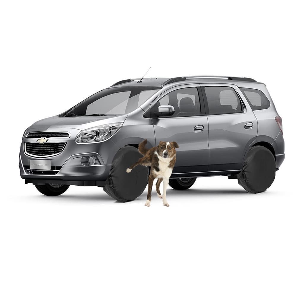 kit 2 Capas Protetora Para Pneus de Carros e motos Protege de xixi de animais