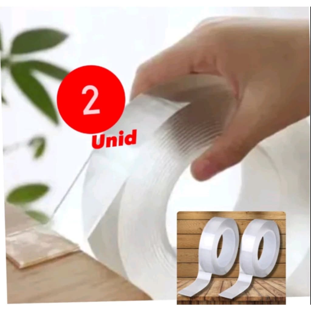 PROMOCAO KIT DUAS FITA DUPLA FACE SUPER RESISTENTE EM GEL