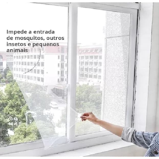 PROMOCAO Tela Mosquiteiras Poliester Mosqueteiro Anti inseto Ajustavel