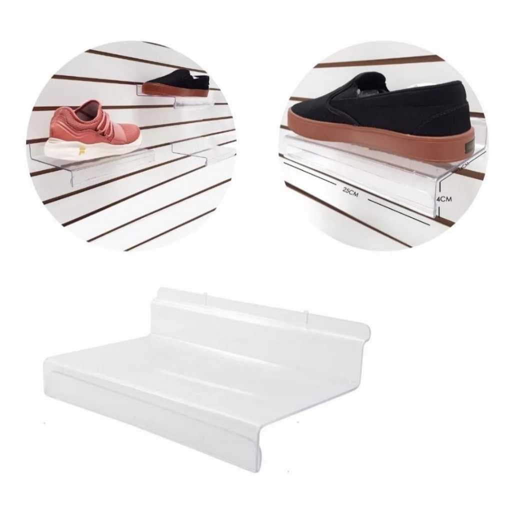Expositor de Sapato para Painel Acrílico