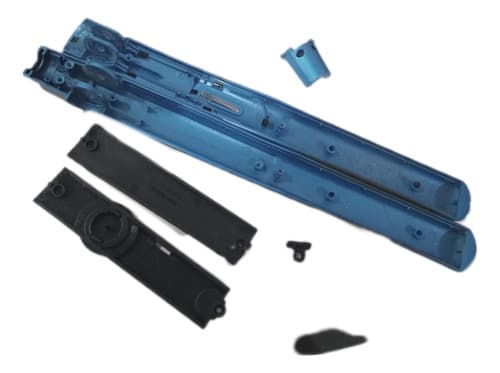 Carcaça Da Prancha Britania Titanium Blue Bivolt N75-11