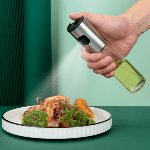 Spray Pulverizador Vidro Borrifador Azeite Vinagreessenciais De Cozinha