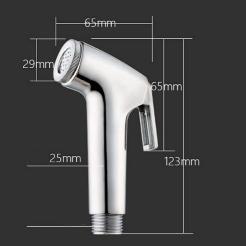 Ducha Higiênica Para Banheiro Completa Luxo Inox núcleo da válvula de cobre 1,2m Chuveirinho Privada