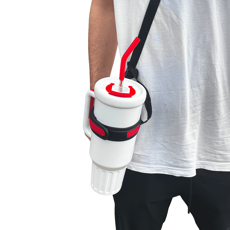 Fita Argola Tirante Para Garrafa /Caneca /Copo Térmico/ Copo Metalico/ Copo De Cerveja Vermelho Especializado Top