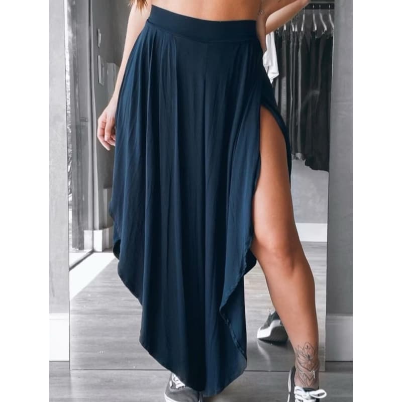 Calça Pantacourt Transpassada Cintura Alta Moda Feminina