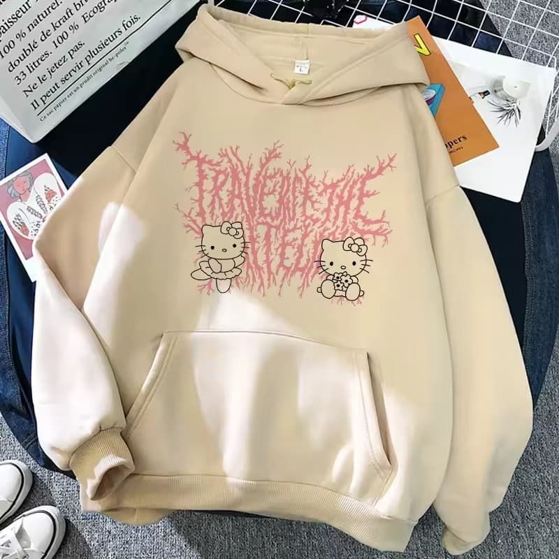 Moletom Hello Kitty Adulto e Infantil — Unissex, Estiloso, Frete Grátis