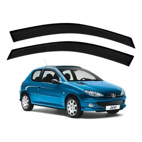 Calha De Chuva Acrilica Fumê 206 Todos 2 Portas Promoção Aguenta Fortes Chuvas