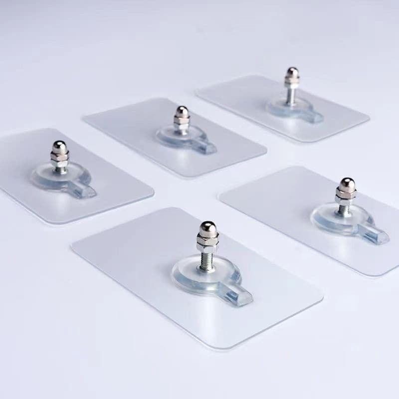 3 Pecas 8Mm Gancho De Parede Adesivo Multiuso Para Pendurar Quadros UtensíLios De Cozinha Banheiros