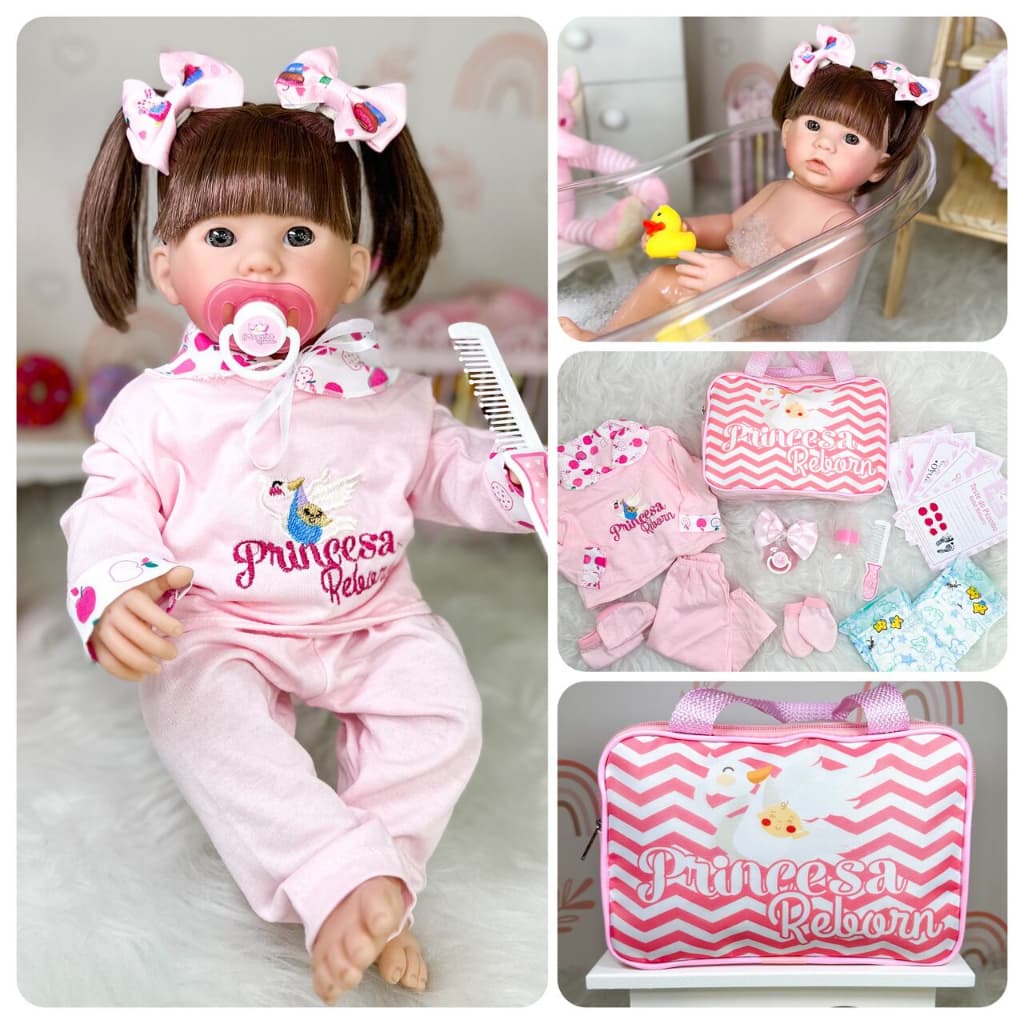 Bebe Reborn Silicone 100% Realista + Itens Envio Imediato
